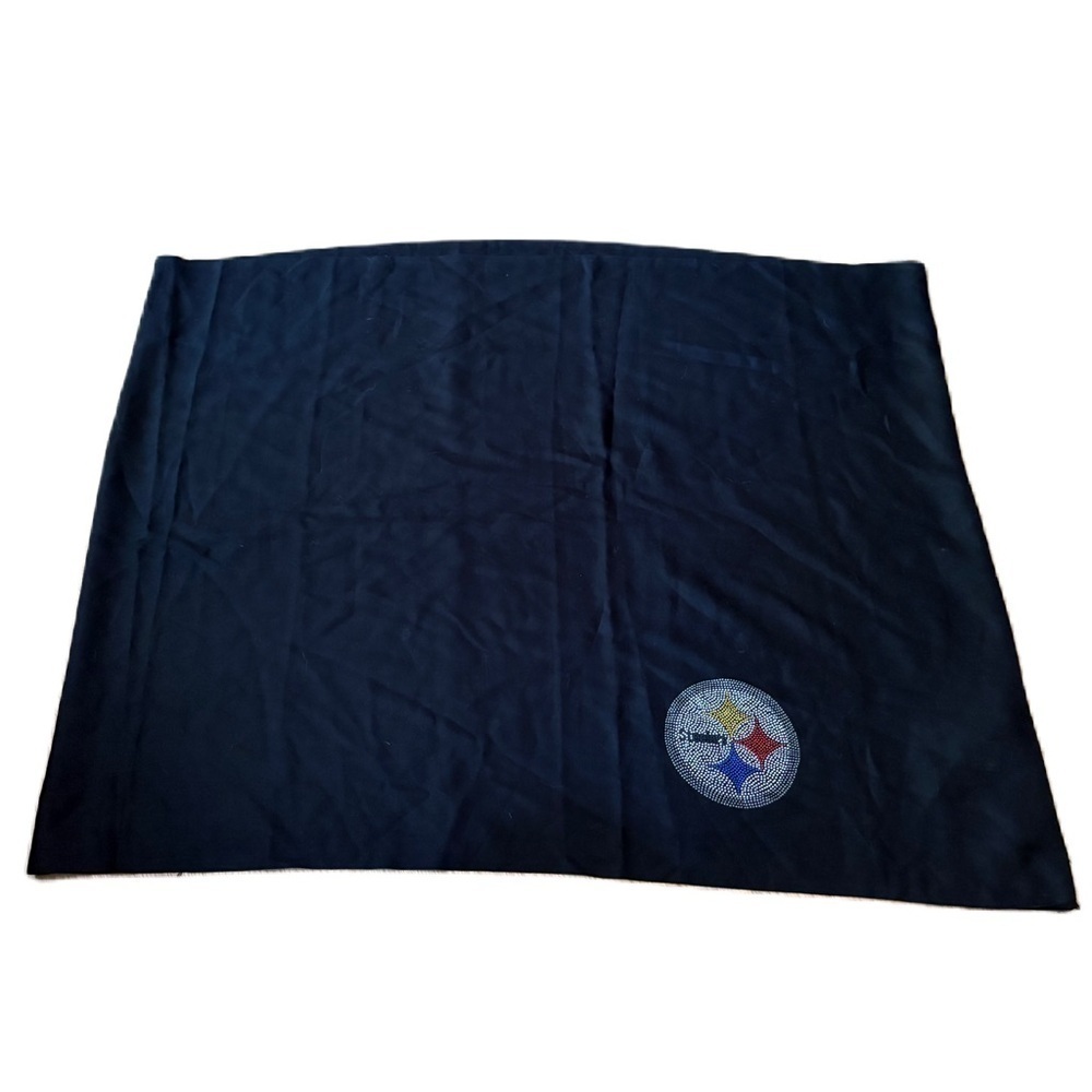 Pittsburgh Steelers Rhinestone Infinity Scarf NEW Black NFL Football Women